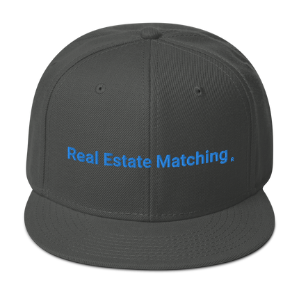 Italy Snapback Hat Real Estate Matching with 3 Logos