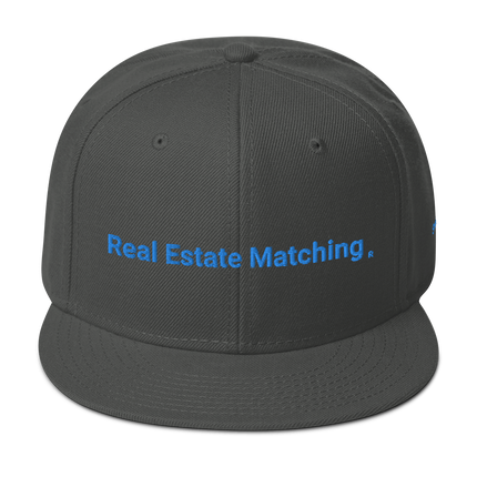Switzerland Snapback Hat Real Estate Matching with 3 Logos