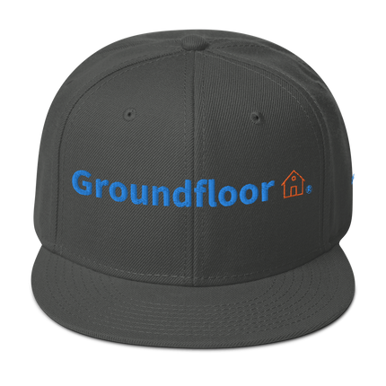 Croatia Snapback Hat Groundfloor with 3 Logos.