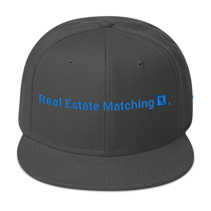 Croatia Snapback Hat Real Estate Matching with 3 Logos.