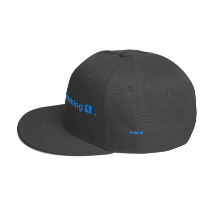 Ireland Snapback Hat Real Estate Matching with 3 Logos.