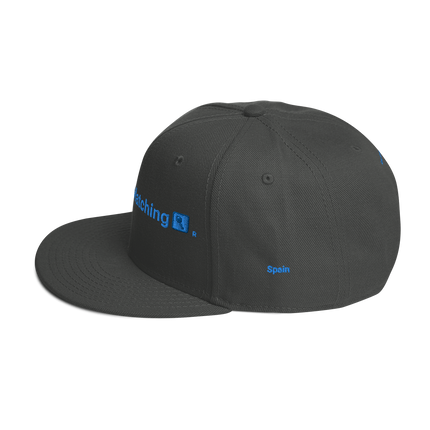 Spain Snapback Hat Real Estate Matching with 3 Logos.