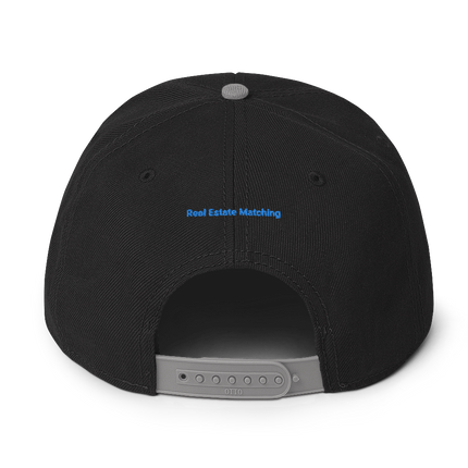 Albania Snapback Hat Real Estate Matching with 3 Logos