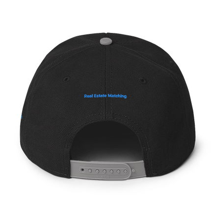 Czech Republic Snapback Hat Real Estate Matching with 3 Logos