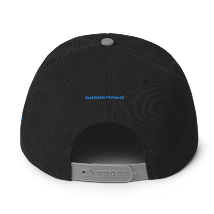 Czech Republic Snapback Hat Real Estate Partner24 with 3 Logos.