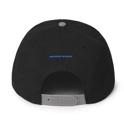Liechtenstein Snapback Hat Real Estate Partner24 with 3 Logos.