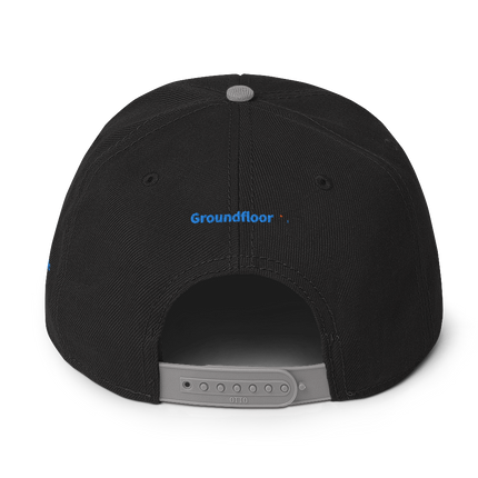 Czech RepublicSnapback Hat Groundfloor with 3 Logos.