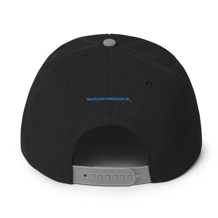 Serbia Snapback Hat Real Estate Matching24 with 3 Logos.