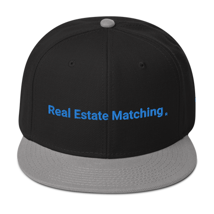 Greece Snapback Hat Real Estate Matching with 3 Logos
