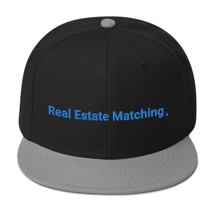 Italy Snapback Hat Real Estate Matching with 3 Logos