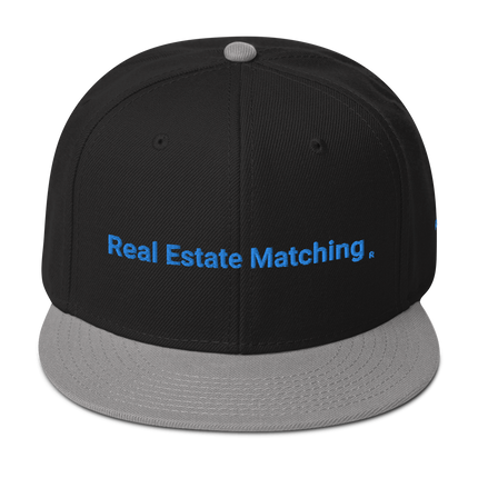 Romania Snapback Hat Real Estate Matching with 3 Logos