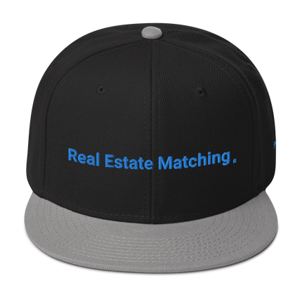 Switzerland Snapback Hat Real Estate Matching with 3 Logos