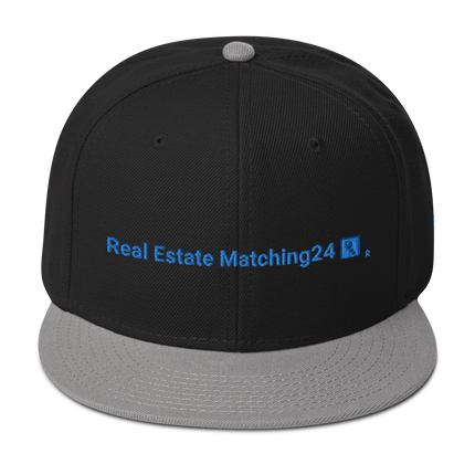 Spain Snapback Hat Real Estate Matching24 with 3 Logos.