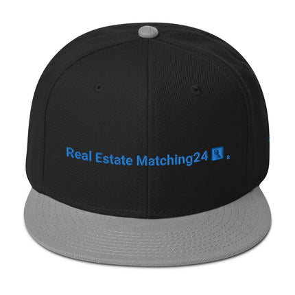 Serbia Snapback Hat Real Estate Matching24 with 3 Logos.