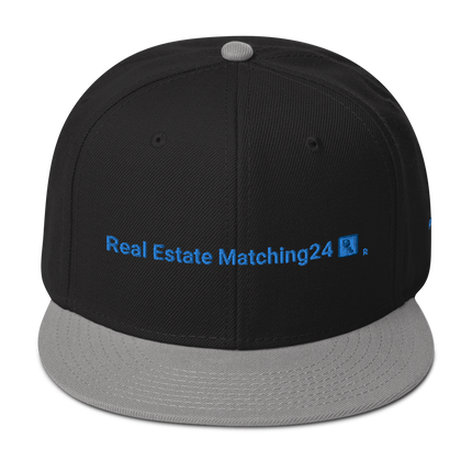 Romania Snapback Hat Real Estate Matching24 with 3 Logos.