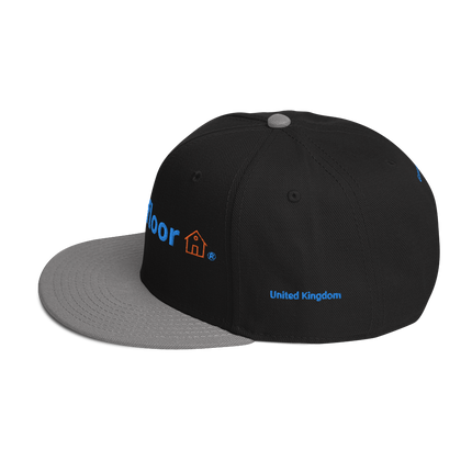 United Kingdom Snapback Hat Groundfloor with 3 Logos.