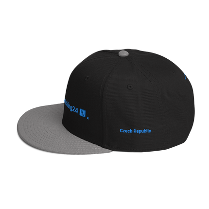 Czech Republic Snapback Hat Real Estate Matching24 with 3 Logos.