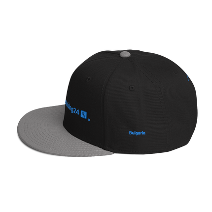 Bulgaria Snapback Hat Real Estate Matching24 with 3 Logos.