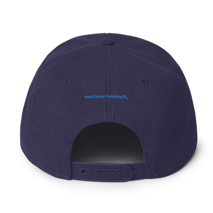 Czech Republic Snapback Hat Real Estate Matching with 3 Logos.