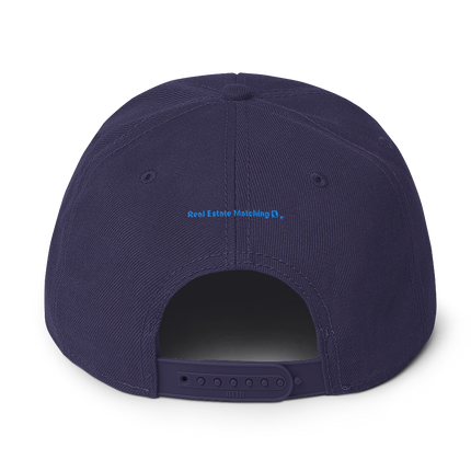 Switzerland Snapback Hat Real Estate Matching with 3 Logos.