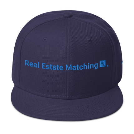Germany Snapback Hat Real Estate Matching with 3 Logos.