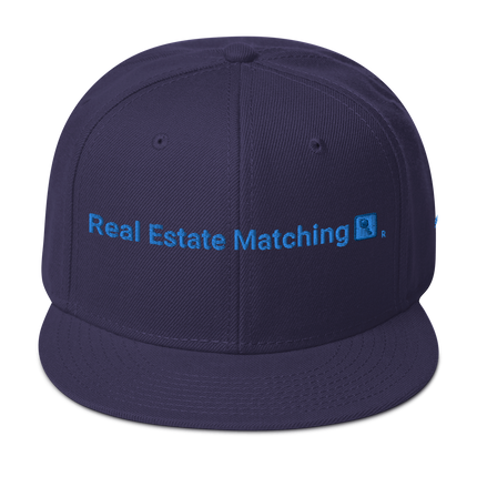 Serbia Snapback Hat Real Estate Matching with 3 Logos.
