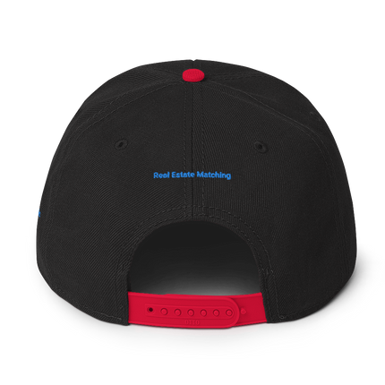 Czech Republic Snapback Hat Real Estate Matching with 3 Logos