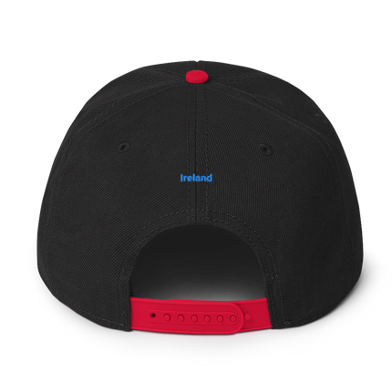 Ireland Snapback Hat Groundfloor24 with 3 Logos.
