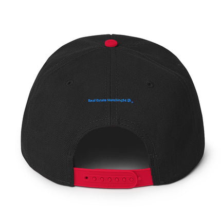 Serbia Snapback Hat Real Estate Matching24 with 3 Logos.