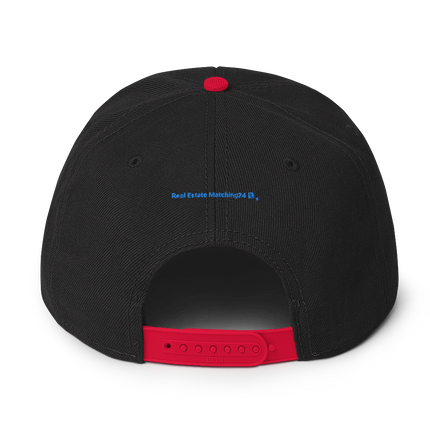 Belarus Snapback Hat Real Estate Matching24 with 3 Logos.