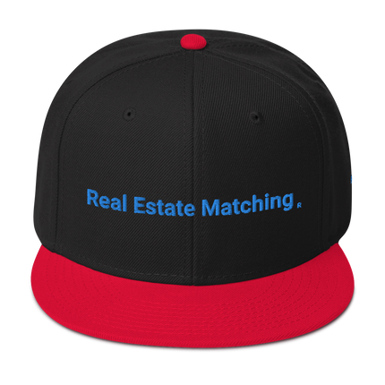 Bulgaria Snapback Hat Real Estate Matching with 3 Logos