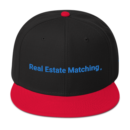 Iceland Snapback Hat Real Estate Matching with 3 Logos