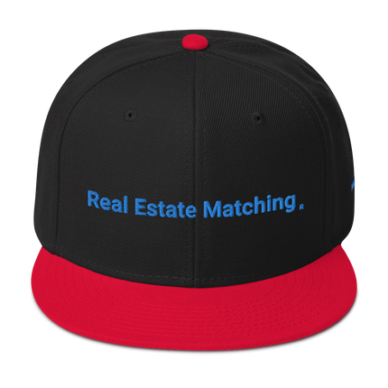 Netherlands Snapback Hat Real Estate Matching with 3 Logos