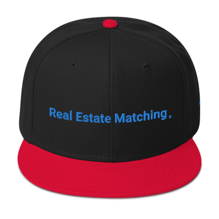 Romania Snapback Hat Real Estate Matching with 3 Logos