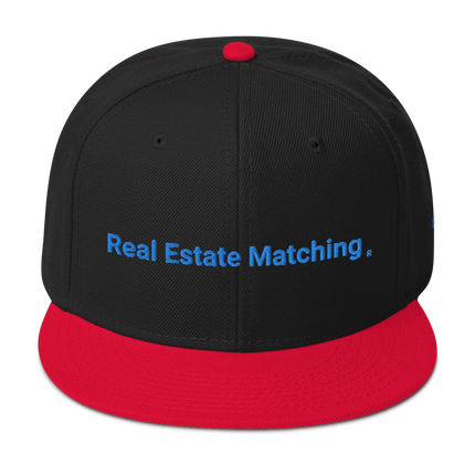 Slovakia Snapback Hat Real Estate Matching with 3 Logos