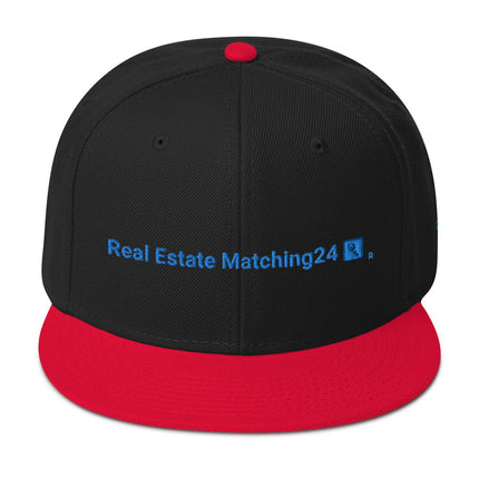 Serbia Snapback Hat Real Estate Matching24 with 3 Logos.