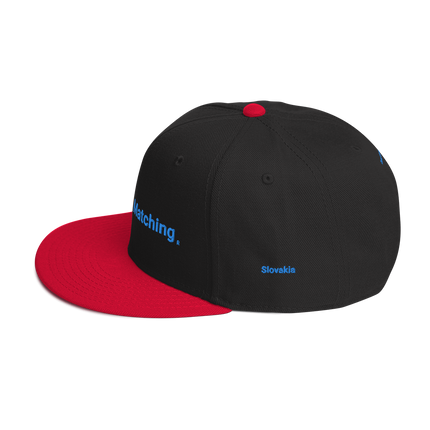 Slovakia Snapback Hat Real Estate Matching with 3 Logos
