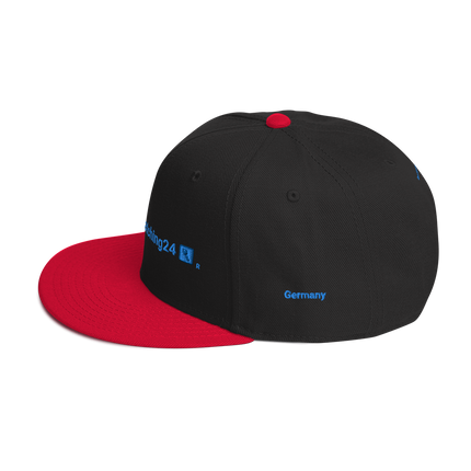 Germany Snapback Hat Real Estate Matching24 with 3 Logos.