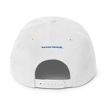 Liechtenstein Snapback Hat Real Estate Matching with 3 Logos.