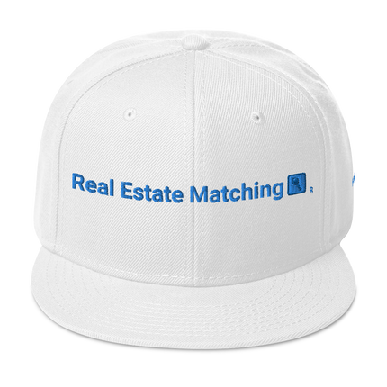 Finland Snapback Hat Real Estate Matching with 3 Logos.