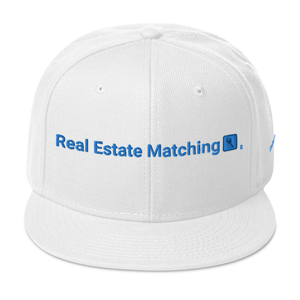 United Kingdom Snapback Hat Real Estate Matching with 3 Logos.