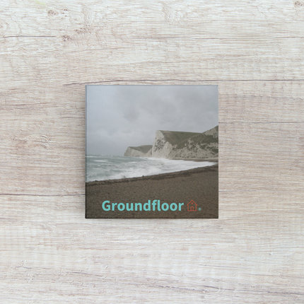Waves and Sand Poster with hangers with Groundfloor with House Logo