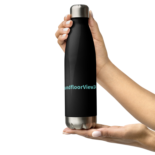 Stainless steel water bottle Groundfloorview24 with House