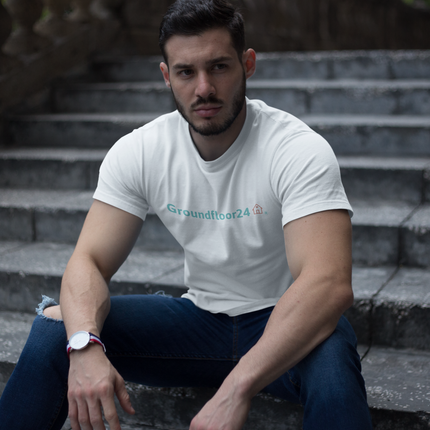 Men's classic tee with Groundfloor24 Logo