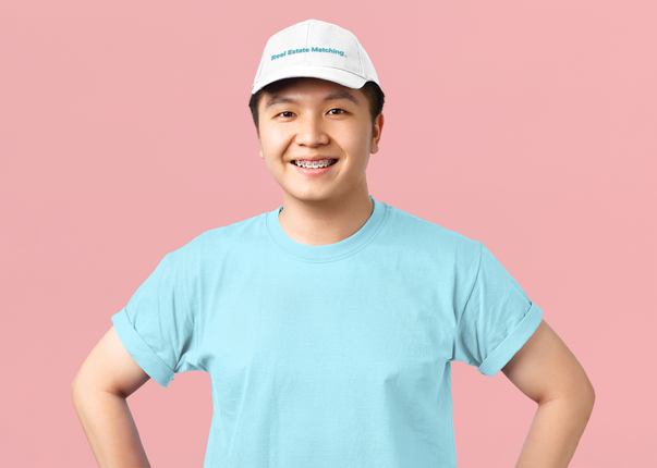Belarus Corduroy Hat Real Estate Matching with 3 Logos