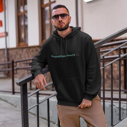 Premium eco hoodie Groundfloorview24 with House