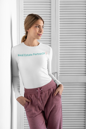 Women's Rash Guard with Real Estate Partner24 Logo
