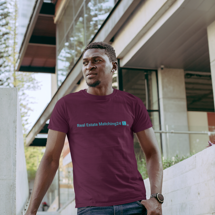 Denim T-Shirt with Real Estate Matching24 Logo