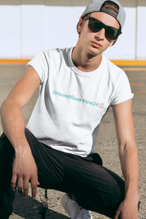 All-Over Print Men's Athletic T-shirt Groundfloorview24 with House