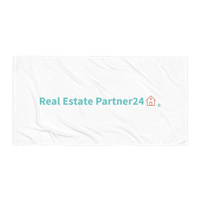 Towel with Real Estate Partner24 Logo